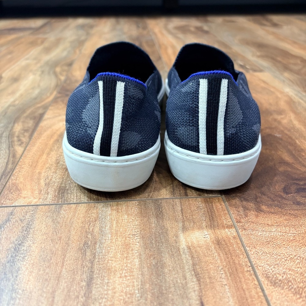 Rothy's The Original Slip-On Flats – Women's Size 9 – Blue & Gray Camo – Comfort - Picture 6 of 9